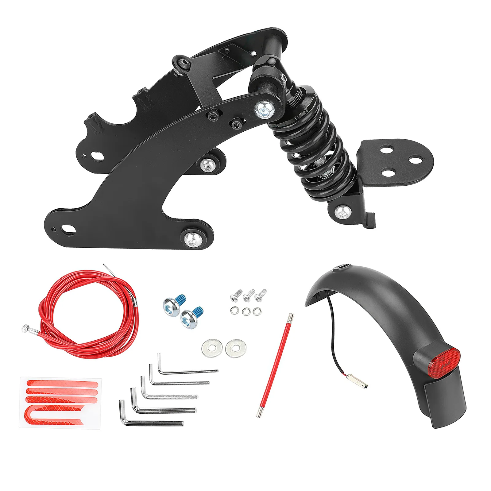 

For Xiaomi M365 Pro/Pro2/M365/1S Rear Shock Absorber Aluminum Rear Suspension Fork Kits Electric Scooter Modified Accessories