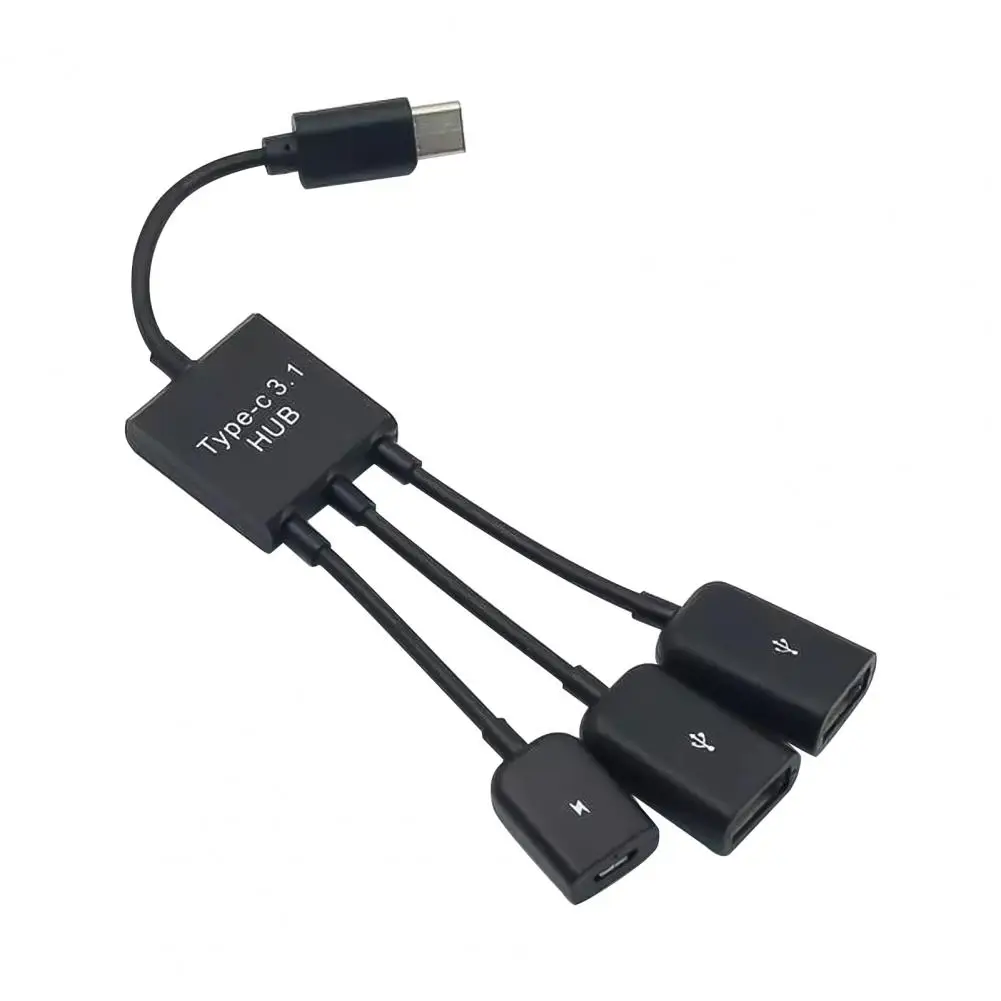 

Adapter Cable Charging Data Transmission 1 to 3 Type-c to USB Converter Cable for Mobile Phone dropshipping