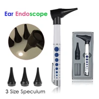 portable penlight torch flashlight medical ear endoscope care ophthalmoscope diagnostic veterinary otoscope with pupil chart