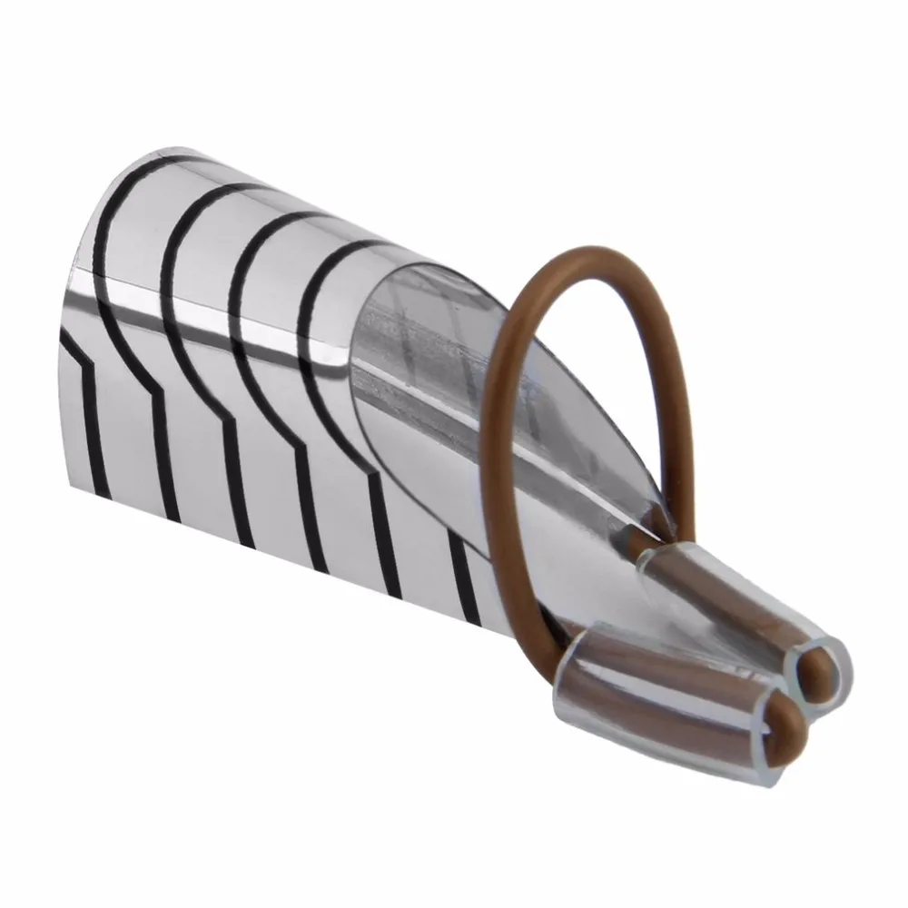 5 шт. многоразовые алюминиевые направляющие формы для ухода за ногтями|Форма