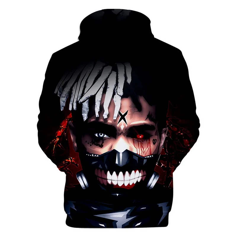 Xxxtentacion толстовки стильные мужские брендовые модные толстовки образец 3D принт осенние пуловеры с длинными рукавами в стиле хип-хоп Большие размеры
