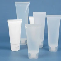 50pcs 15203050100 ml empty portable cosmetic tube squeeze facial cream container flip cap lotion travel bottle pot gel box
