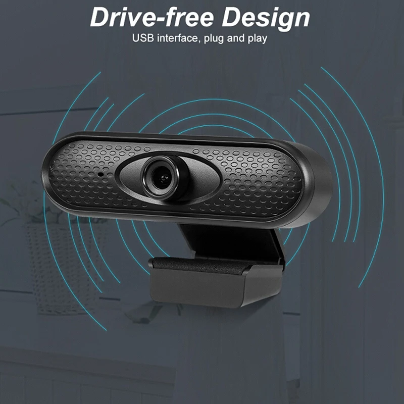 

Computer Camera, 720P Free Drive USB Built-in Microphone Home Online Class Video Live Webcam
