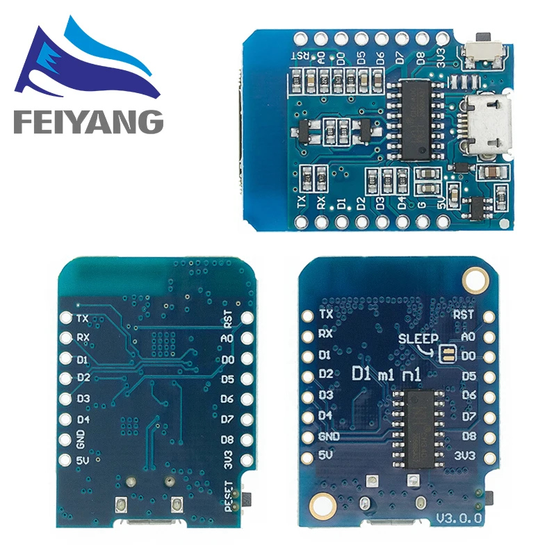 WeMos D1 Mini Pro V3.0 NodeMcu 4 Мб/16 Мб байт Lua WIFI Интернет вещей Плата развития ESP8266 CH340G Nodemcu