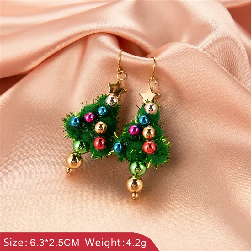 

Christmas Earrings Crystal Snowman Jewelry Christmas Tree Stud Earring Stud Hook Earrings Xmas Party Jewelry Gift For Women 2022