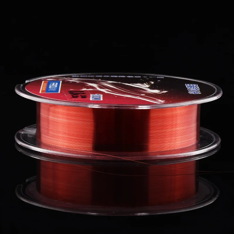 Суперпрочная рыболовная леска 100 м 100% нейлоновая прозрачная не фторуглеродная