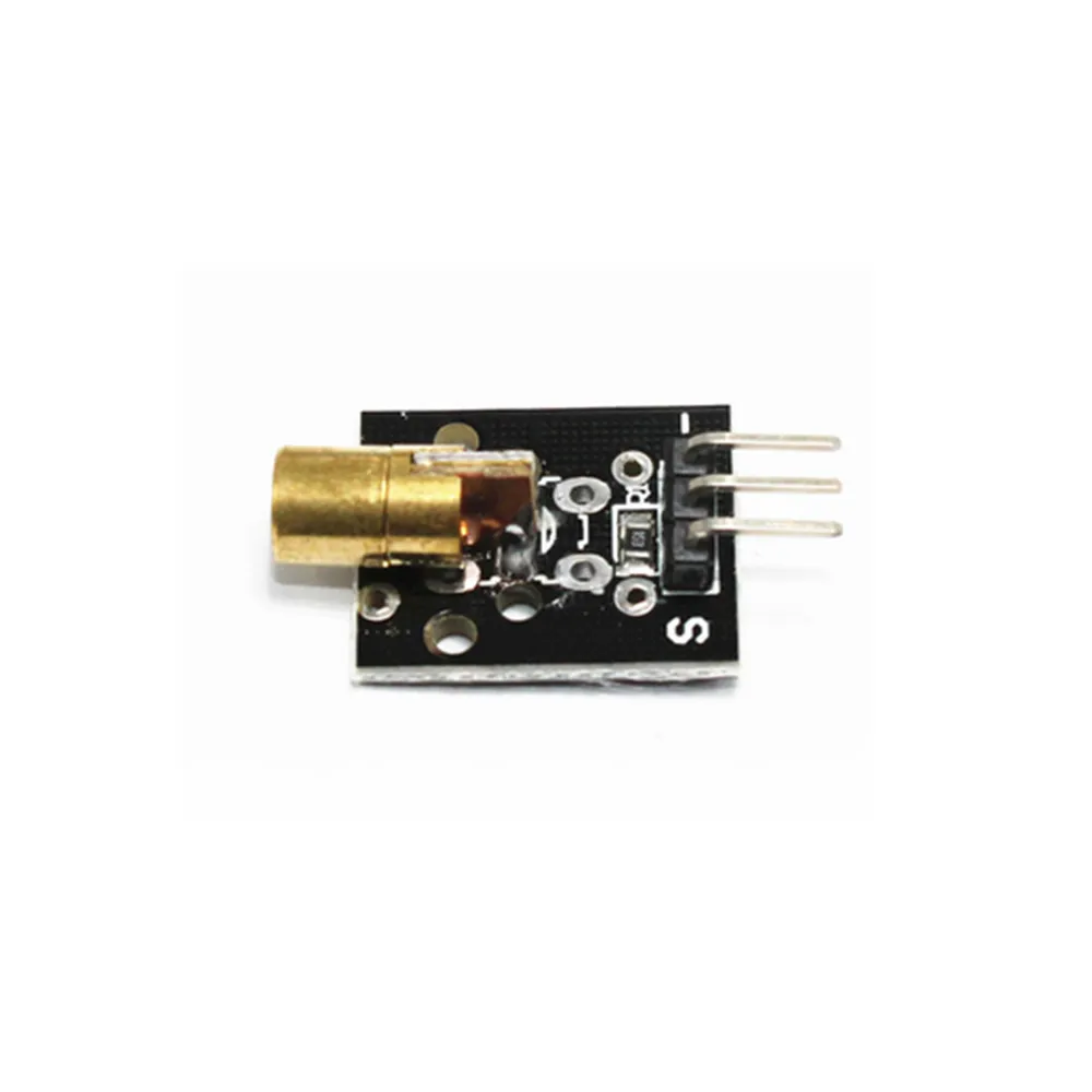Лазерный датчик-модуль для Arduino 5mw KY-008 5V 650nm 6mm Красный медной головки | Электроника