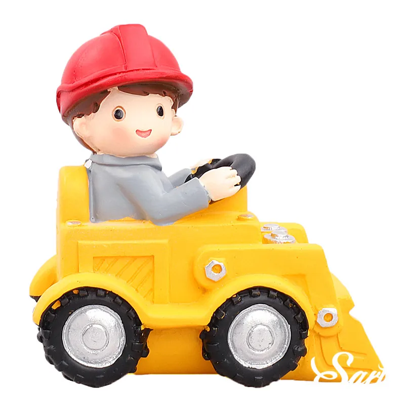 Конструктор украшение автомобиля дорожный знак звезда торт Топпер для дня