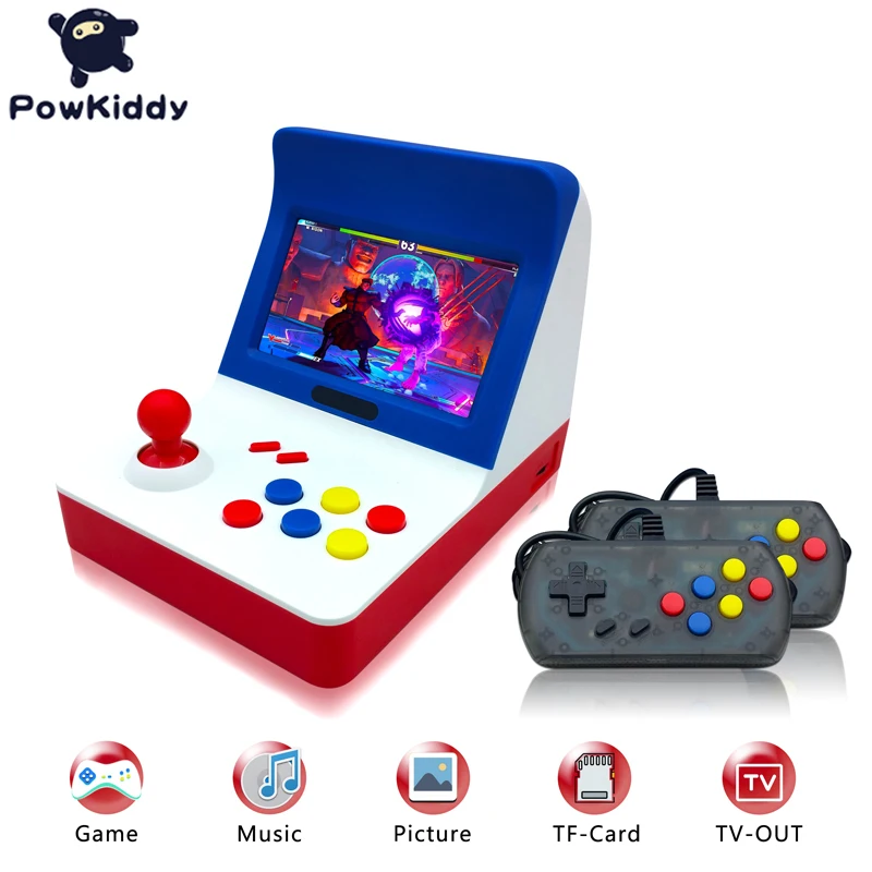 POWKIDDY A8 Retro Mini Games Console 64Bit Video Game Built-In 3000 Handheld Player Best Gift RETRO ARCADE |