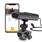Видеорегистратор для мотоцикла Sameuo Q1, 1440P, с Wi-Fi, 24 часовым мониторингом парковки