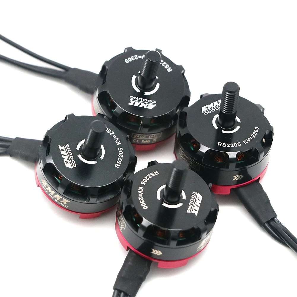 4 компл.лот EMAX RS2205S 2300KV 2600KV RaceSpec бесщеточный двигатель с пулей 30A ESC для DIY мини-Дрон QAVR250 Квадрокоптер (art.: 7a3626d01) - 7a3626d01