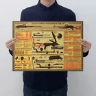 Огнестрельное оружие Структура диаграммы крафт-бумага плакат для дома декоративный живопись наклейки на стену 50.5x35cm