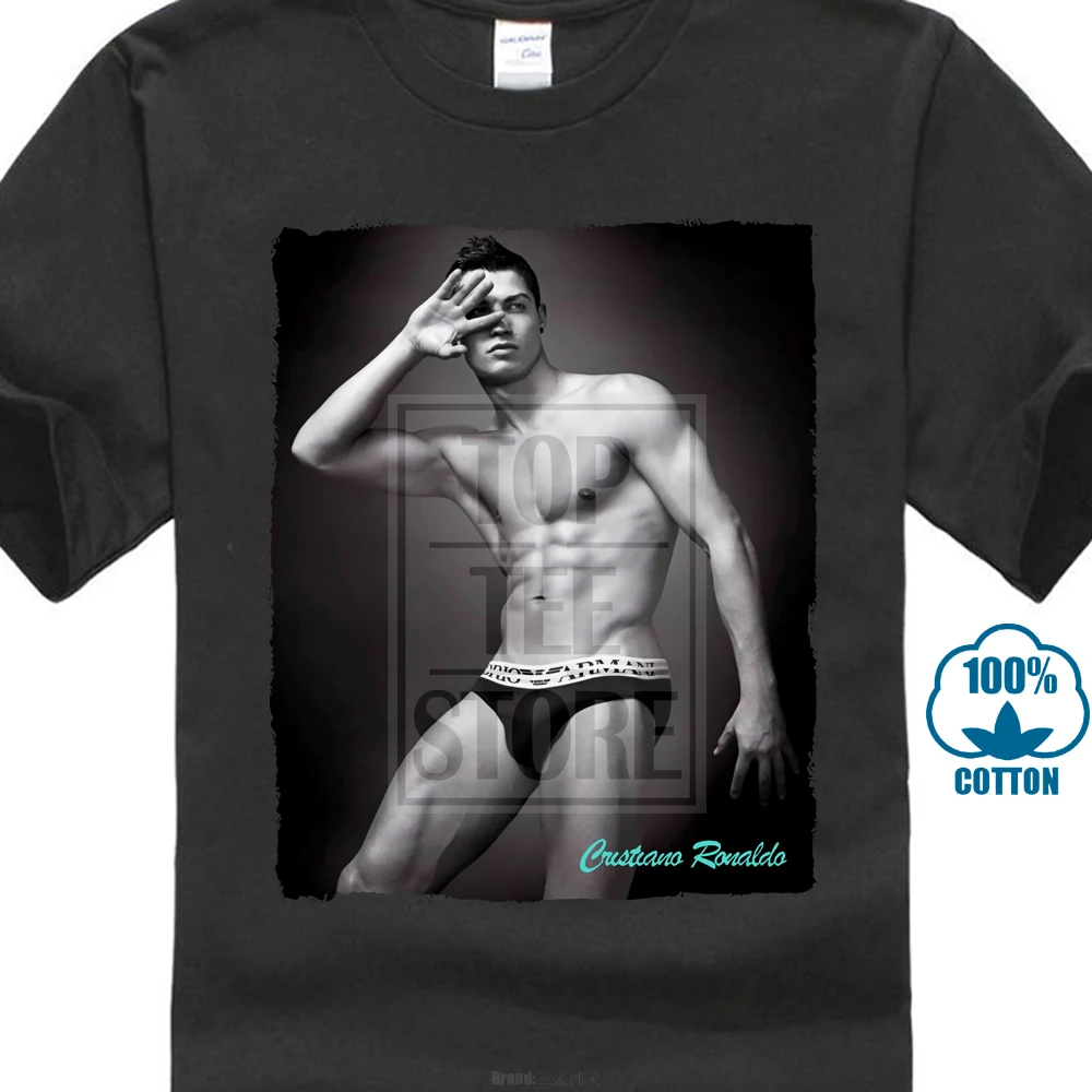 Футболка мужская х/б с принтом Криштиану Роналду новинка 2019|Мужские футболки| |