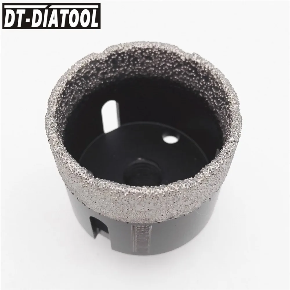 DT-DIATOOL вакуумной пайки алмазного сухого бурения коронки отверстие пилы M14 или 5/8-11 резьбовые сверла для керамической плитки фарфора