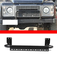 for land rover defender 90 110 130 2004 18 stainless black car front bumper anti collision protection bar cover car accessories