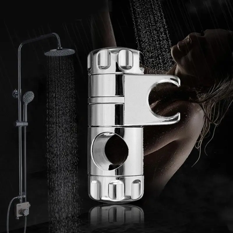 

ABS Plastic Shower Mounting Brackets Handheld Shower Head Holder Bracket Wall Mount for Bathroom Top Spray Shower Head Slide Bar
