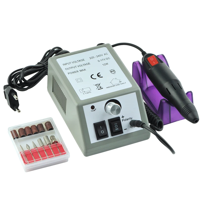 

Professional Electric Acrylic Nail Drill File Machine Kit Bits Manicure EU US Plug M88