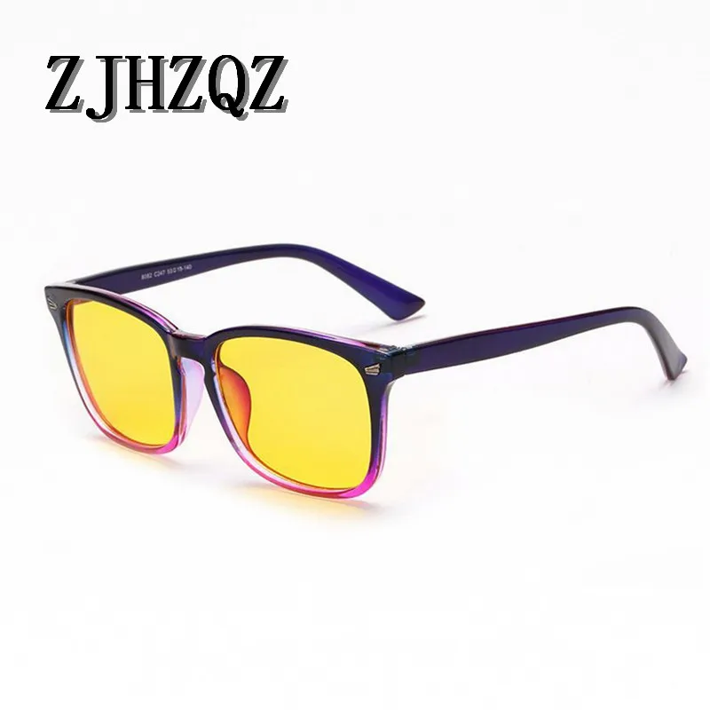 Retro Round Flat Mirror Glasses classic Frame Full Rim Small Fresh Glass Anti-blue Light Night Vision Clear Eyeglasses Frames