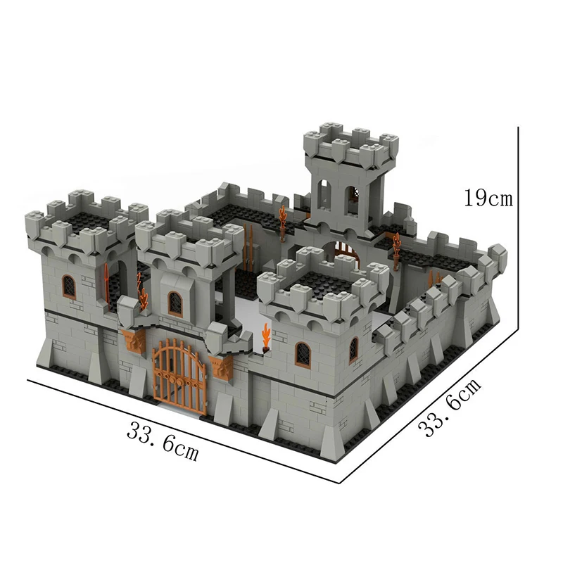 Military Series Medieval Century Ancient City Wall Castle Watchtower MOC Building Blocks Bricks Toys Christmas Gifts | Игрушки и хобби