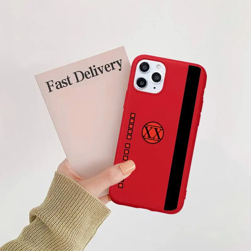 

HUNTER x HUNTER HxH Gon Killua Anime Phone Case Candy Color Red for iPhone 11 12 pro XS MAX 8 7 6 6S Plus X 5S SE 2020 XR