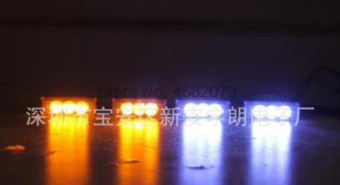 От DHL или Fedex 50 наборов Авто Передняя решетка аварийного флэш Предупреждение