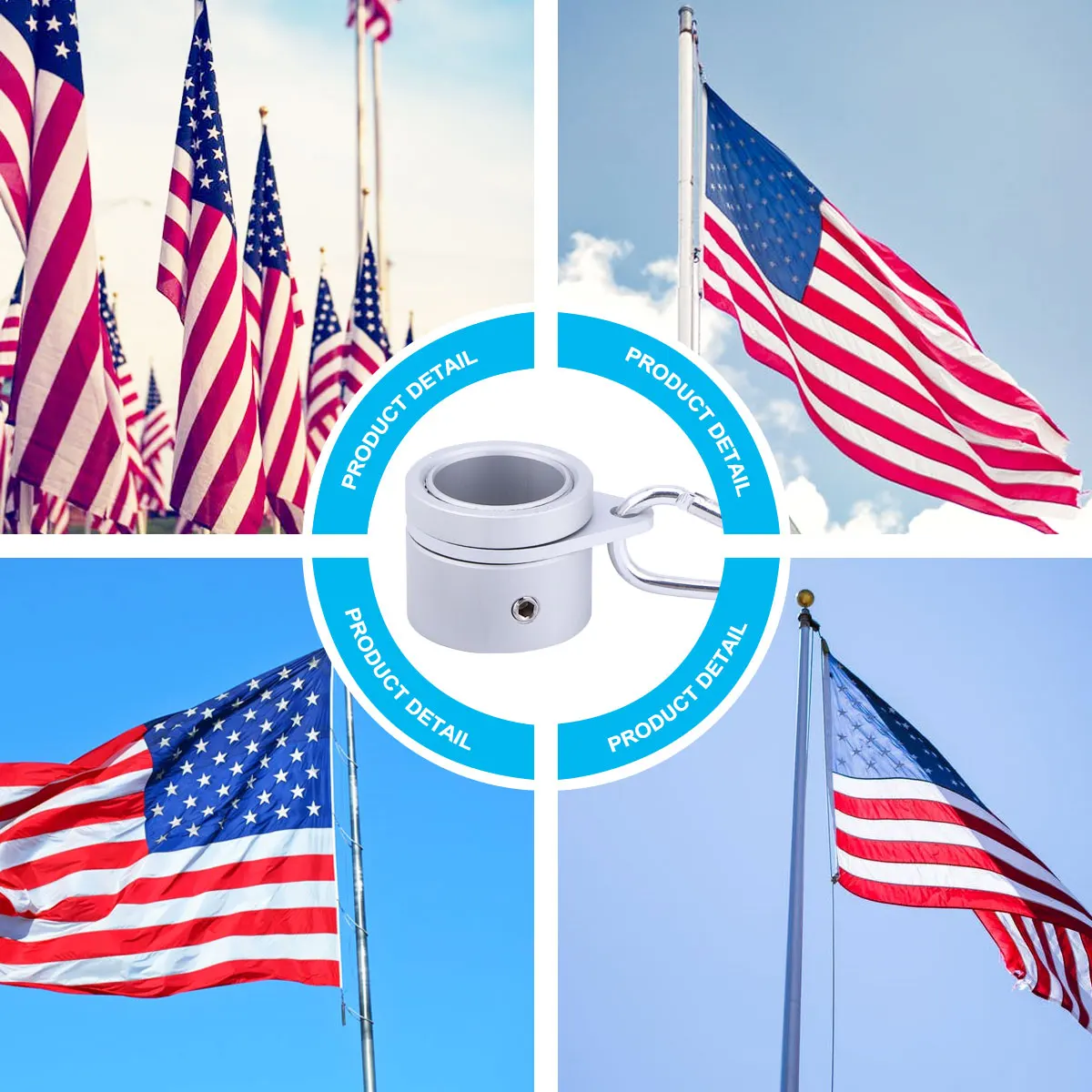 5 шт. удобный набор флагов для вращения на 360 градусов |