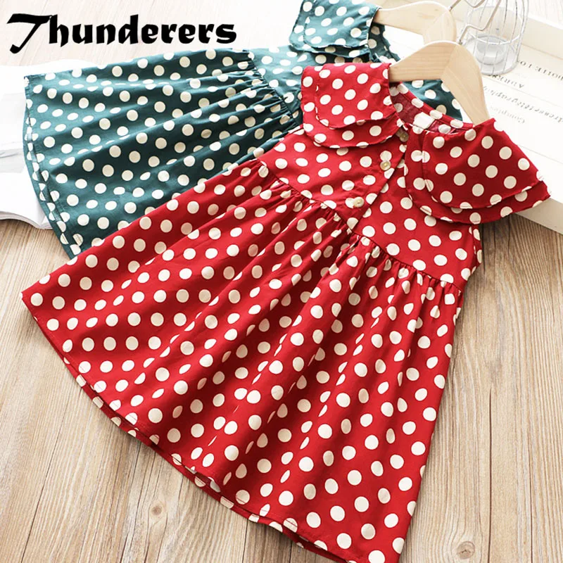 

Thunderers Summer Kids Princess Dress For Girl Sleeveless Geometric Girl Party Dress Casual Cotton Toddler Baby Clothes 3Y-7Y