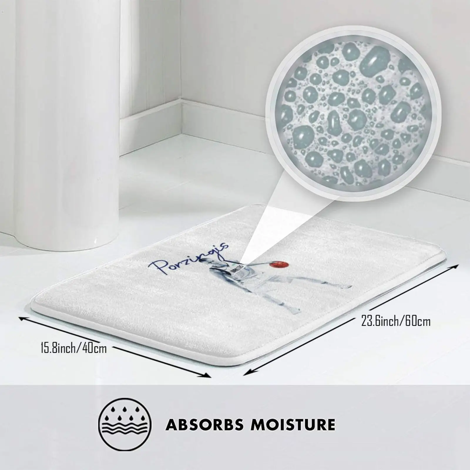 Кристапс Порзингис произведения искусства коврик ковер анти-скольжение Спальня