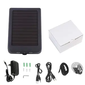Зарядное устройство с солнечной панелью, внешний источник питания для охотничьей камеры 9 в 12 В, фотоловушки HC900 HC801 HC700 HC550 HC300