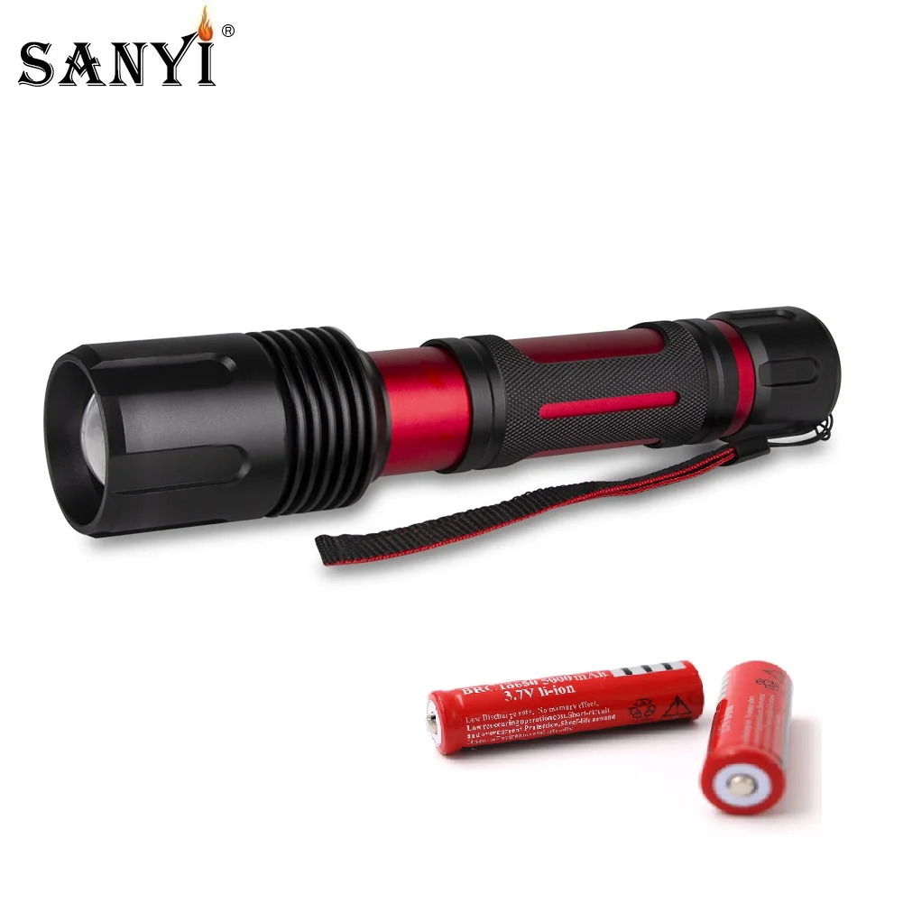 P50 светодиодный светильник вспышка 5 режимов тактический фонарь с поворотным