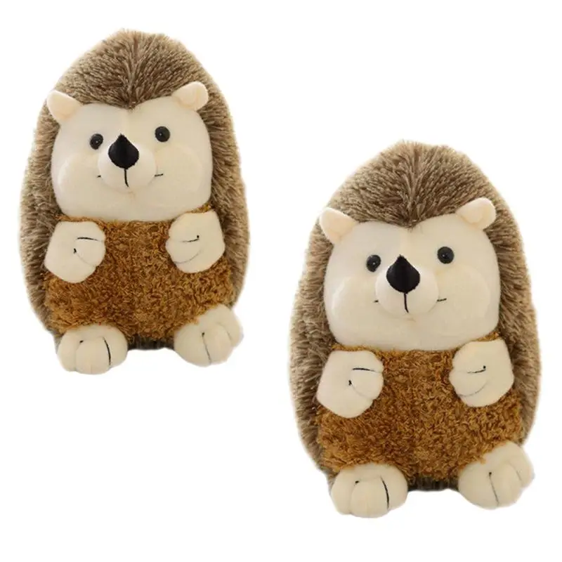 2 шт. практичная креативная портативная плюшевая Ёжик Кукла Плюшевая животное