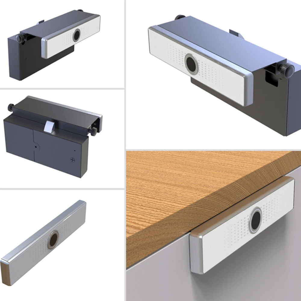 Замок отпечатков пальцев для ящика шкафа мини умный электрический замок