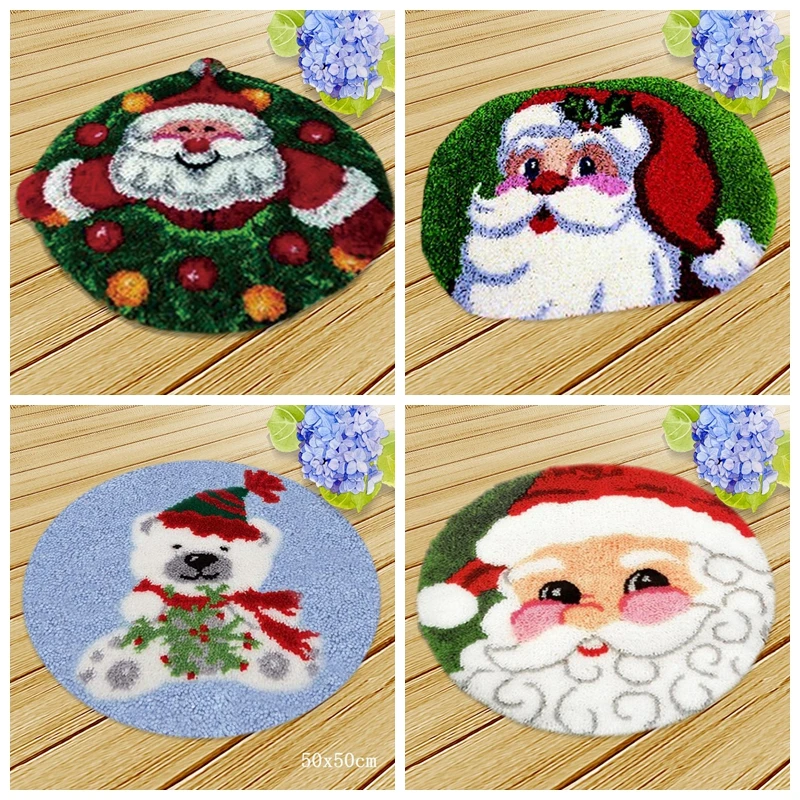 

Prajna рождественские наборы крючков с защелкой для рукоделия качественные Подарки в европейском и американском стиле smyрнк вышивка коврики с...