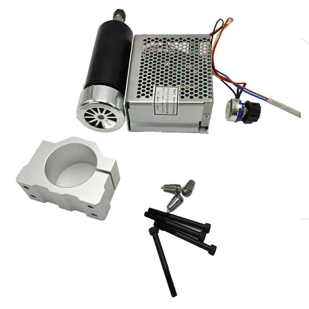 Патрон Machifit ER11 CNC 500 Вт Шпиндельный двигатель с 52 мм зажимами и регулятором