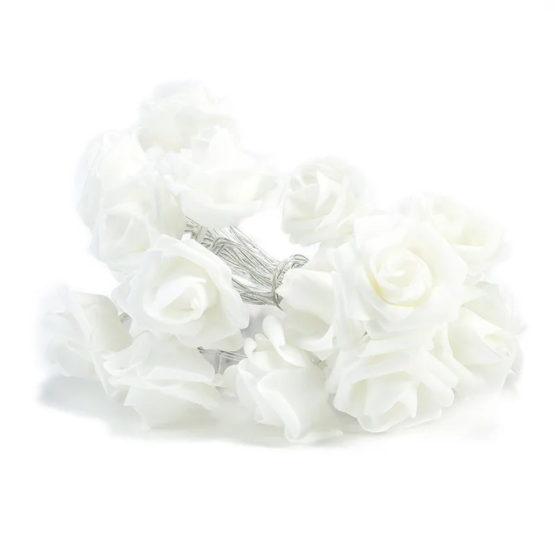 2M Роза цветок светодиодный гирлянды Рождественский праздник света для Дня