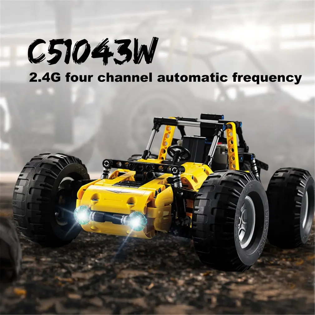 522 шт Новинка 2 4G Technic City RC вездеход внедорожные скалолазание автомобиль Legoing гонки