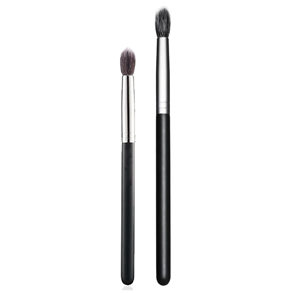 2-pieces set Duo Fibre заостренная кисточка для теней-очень мягкая щетина тени для век смешивания кисти для хайлайтеры-красота Макияж Блендер инструменты - Handle Color: 2-pieces set