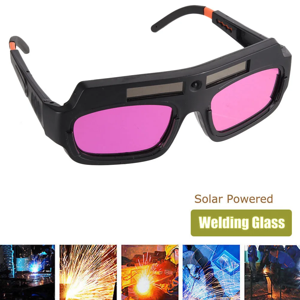 

Solar Powered Safety Goggles Auto Darkening Welding Eyewear Eyes Protection Welder Glasses Mask Helmet Arc C44