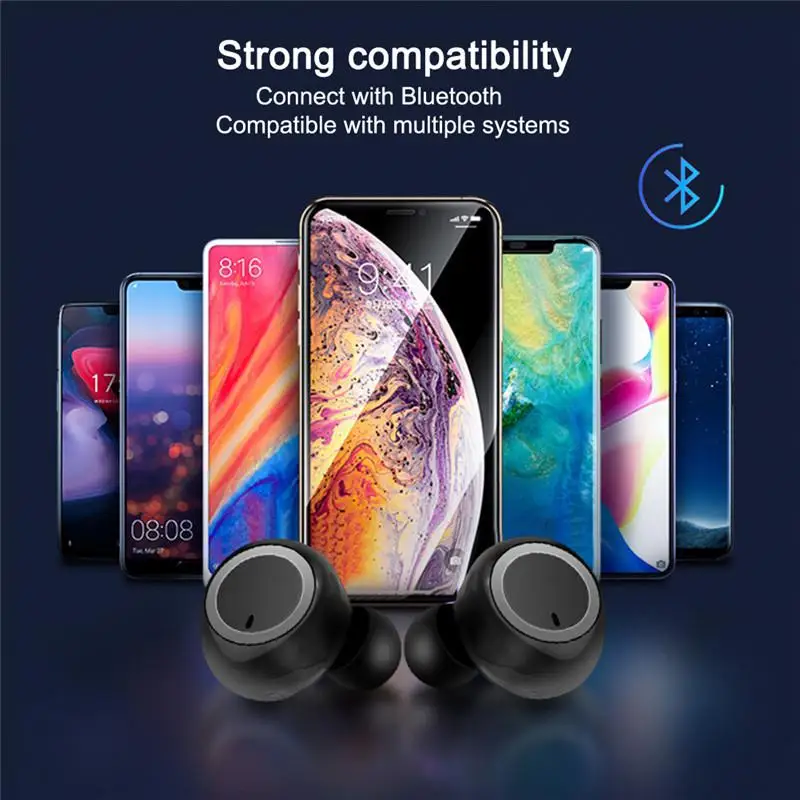 BEESCLOVER Bluetooth наушники SQ-W1 TWS стильные стерео наушники беспроводные наушники Bluetooth 5,0 r60