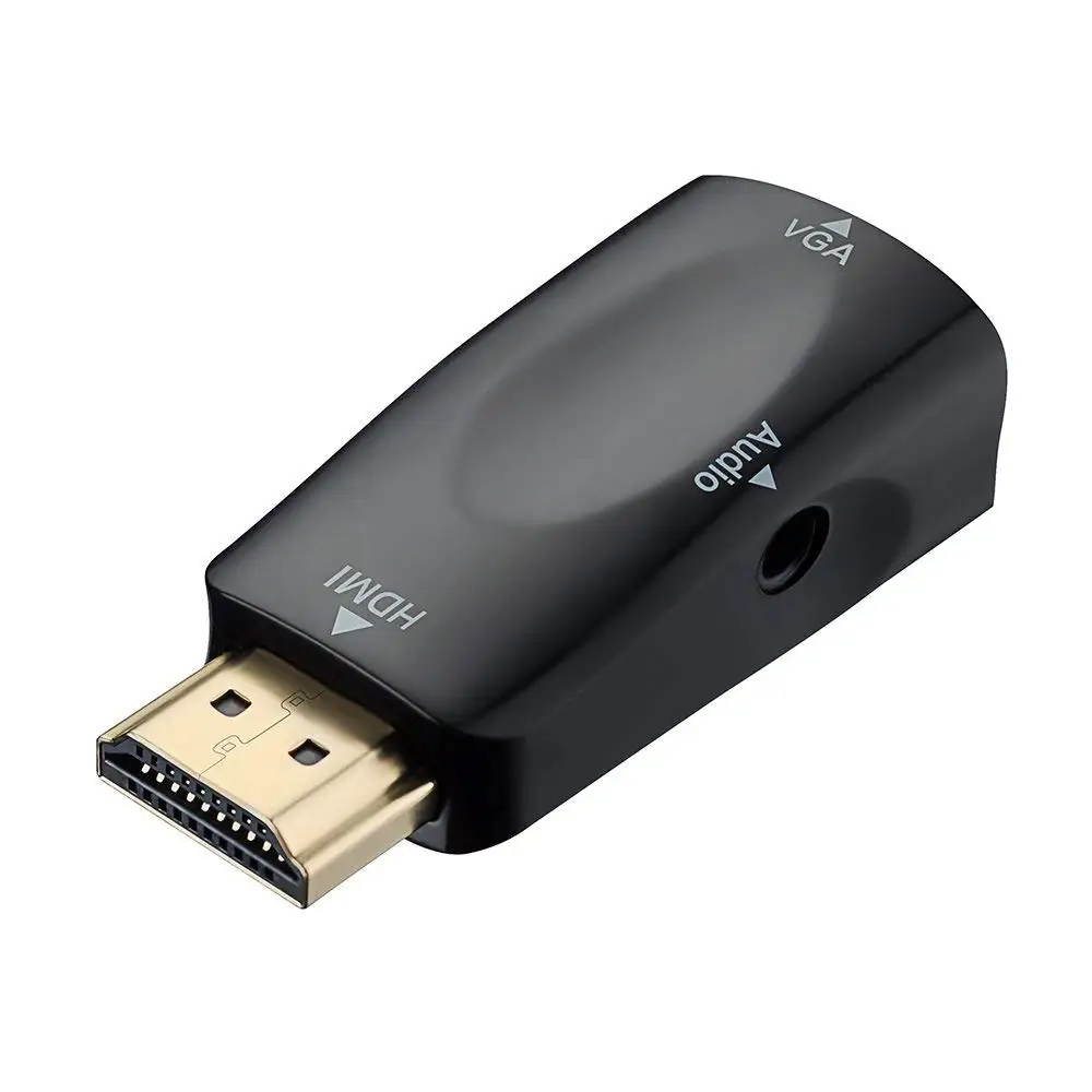 Кабель-преобразователь HD 1080P HDMI-VGA с аудиокабелем для ПК и ноутбуков | Компьютеры