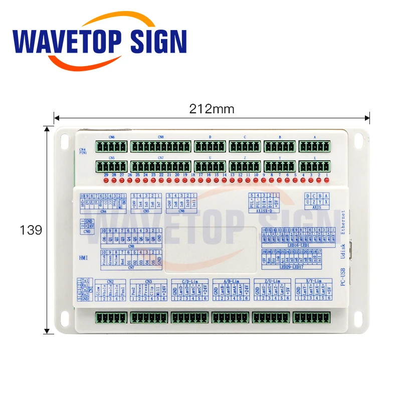 Ruida RDD6584G вибрации Ножи резки Управление Системы с 7 дюймов промышленный сенсорный