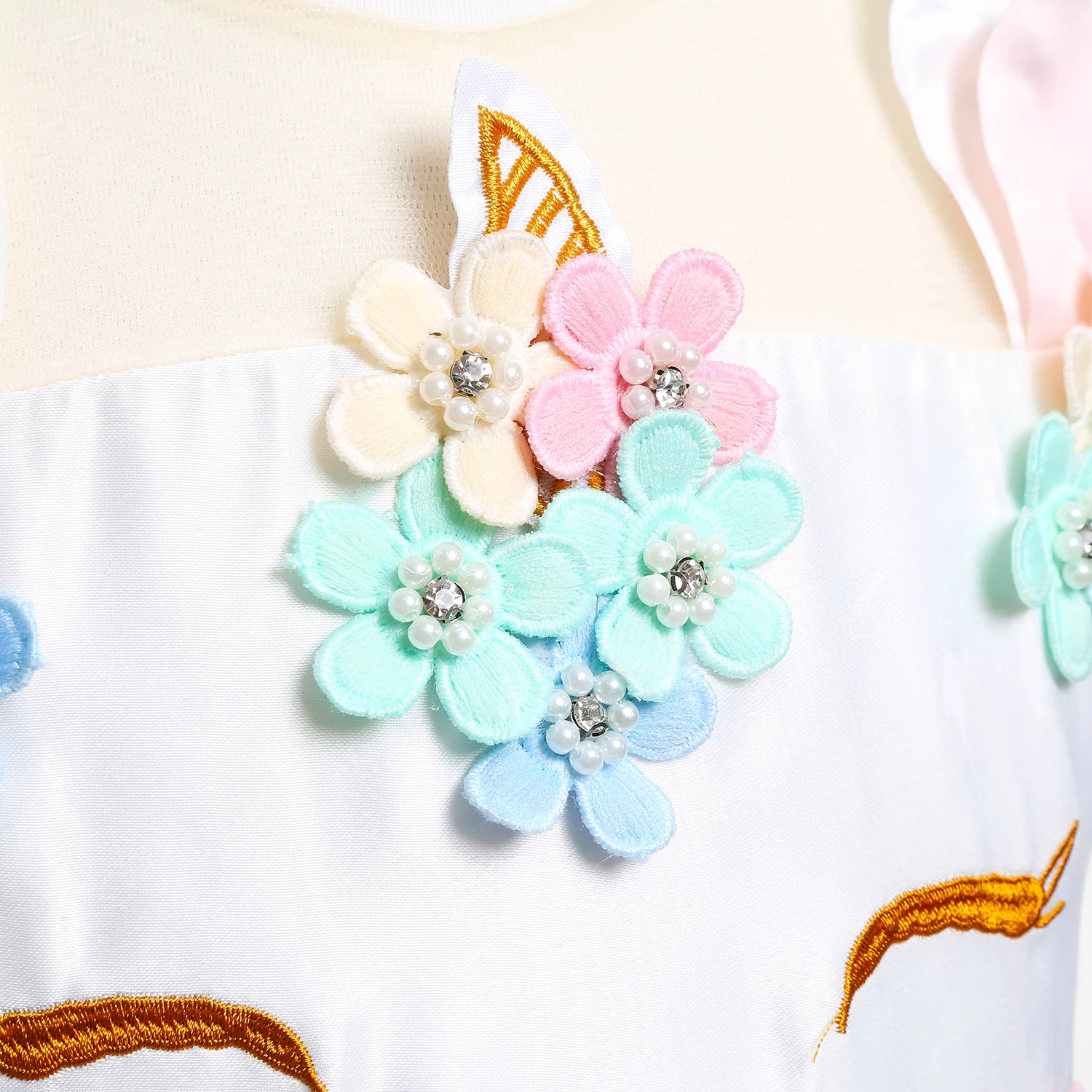 Костюм единорога для девочек длинное платье принцессы на день рождения