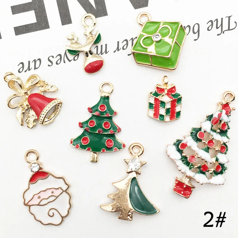 

Christmas Pendant 1Set Home Decorations High Quality DIY Christmas Party Ornaments Metal Crafts Xmas Tree Creative Kids Gift