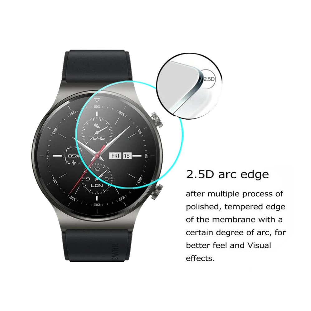 Закаленное стекло 2.5D для Huawei Honor Magic Watch GT 2 GT2 GS Pro 46 мм шт. | Электроника
