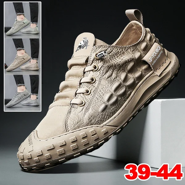 

Autumn Men's Casual Light Outdoor Walking Shoes Non-slip Breathable Ice Silk Cloth Shoes Loafers