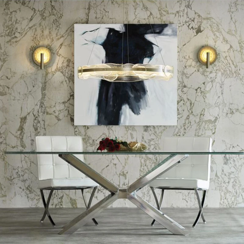 

Винтажная Светодиодная потолочная люстра со стеклянными шариками, декоративсветильник светодиодный светильник для дома, марокканский дек...