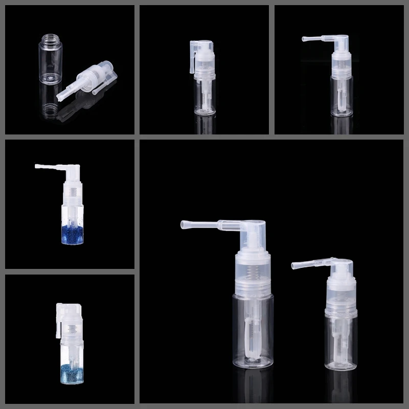 

14/35Ml Refillable Bottles Glitter Duster Travel Transparent Plastic Perfume Atomizer Empty Spray Bottle Toxic Free and Safe