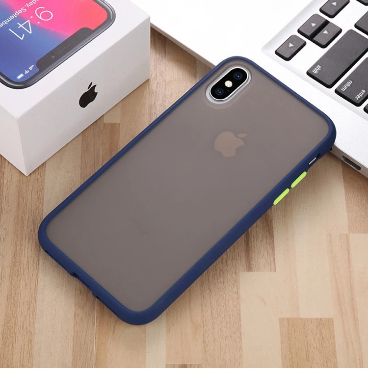Прозрачный противоударный чехол для телефона iPhone 11 Pro Max X XR Xs Max, мягкий ТПУ Простой Прозрачный чехол для iPhone 6 6S 7 8 Plus, чехол