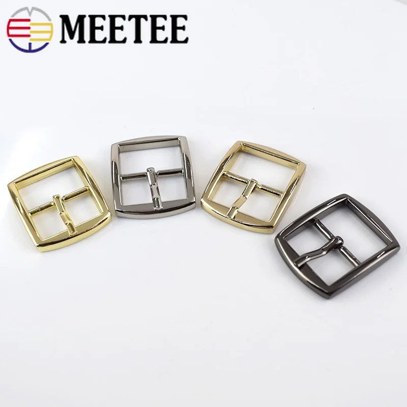 Meetee 5/10 шт. 20 мм металлической пряжкой DIY плечевой ремень регулировки Tri скользящая