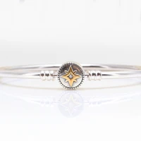 bewill authentic 100 925 sterling silver five pointed star bracelet for christmas gift